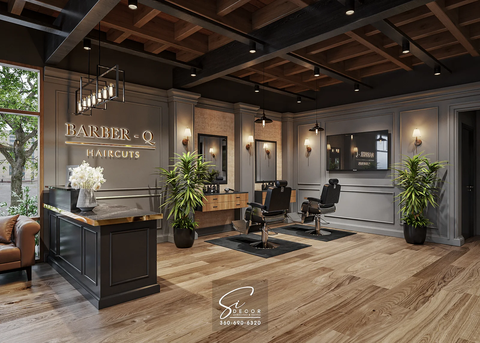 Barber Q, Portland, OR