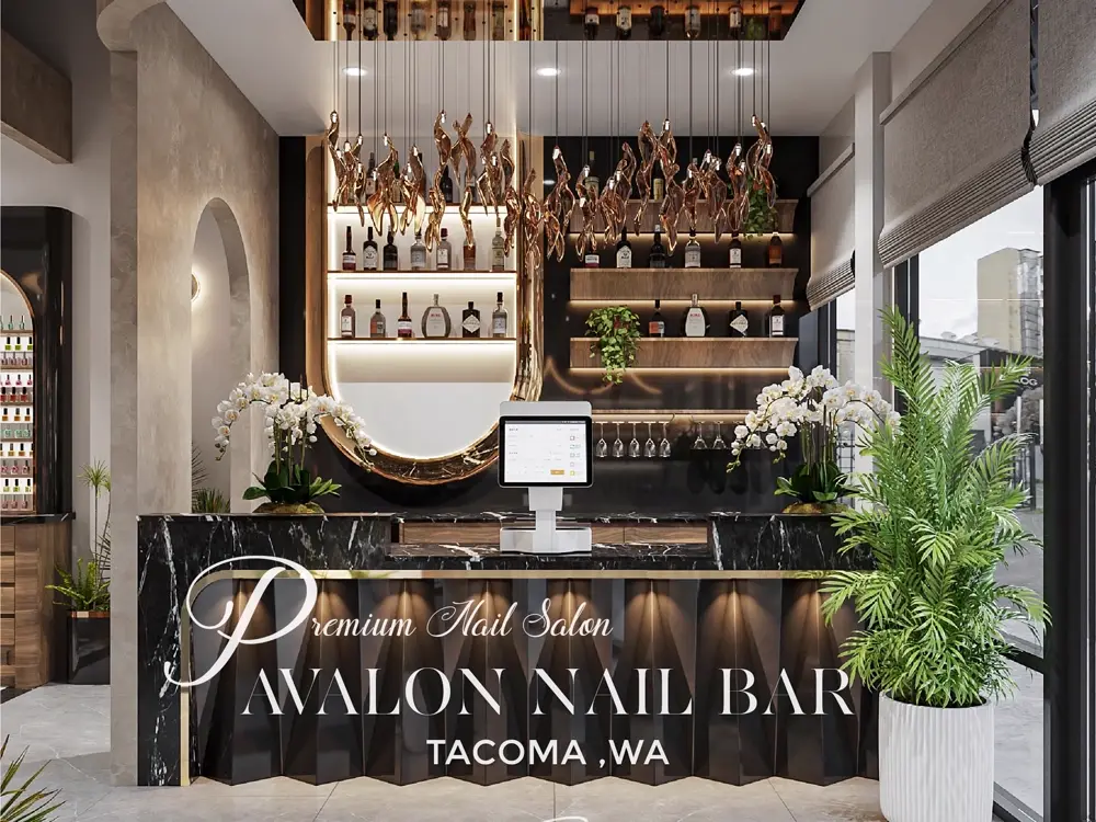 Nail salon build-out — Avalon Nail Bar, Tacoma WA