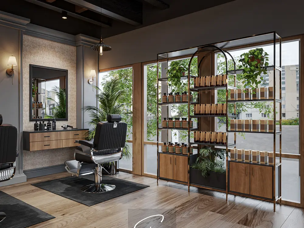 Barbershop build-out — Barber Q