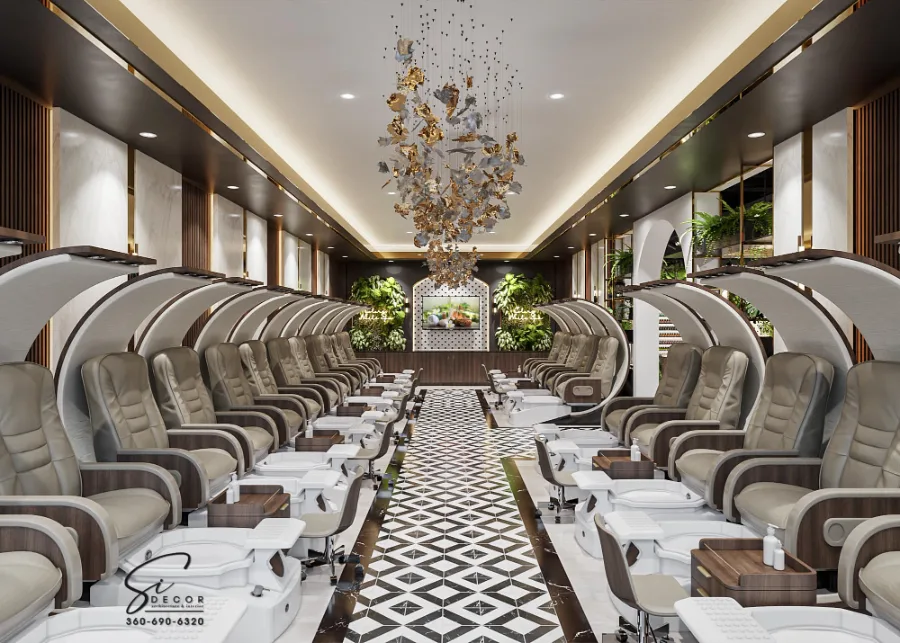 Nail salon and spa build-out — Colors Nail & Spa
