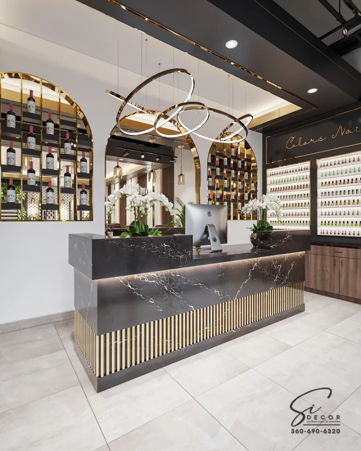 Nail salon and spa build-out — Colors Nail & Spa