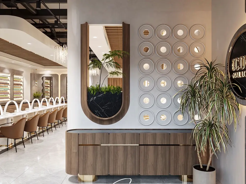 Nail salon build-out — Iconic Nail Lounge