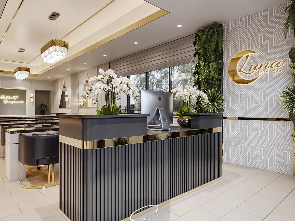 Nail salon build-out — Luna Nails
