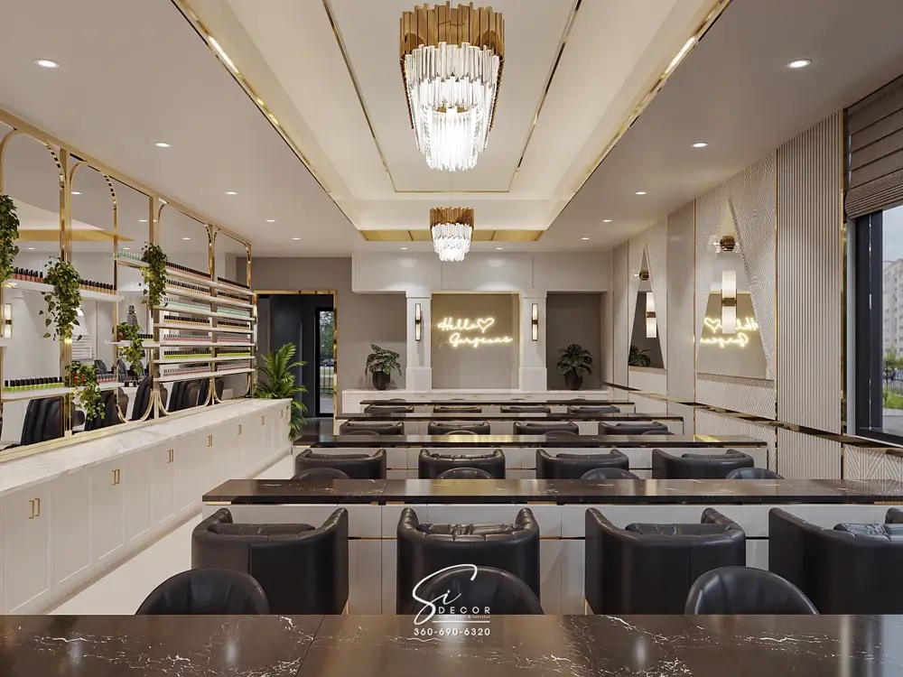 Nail salon build-out — Luna Nails